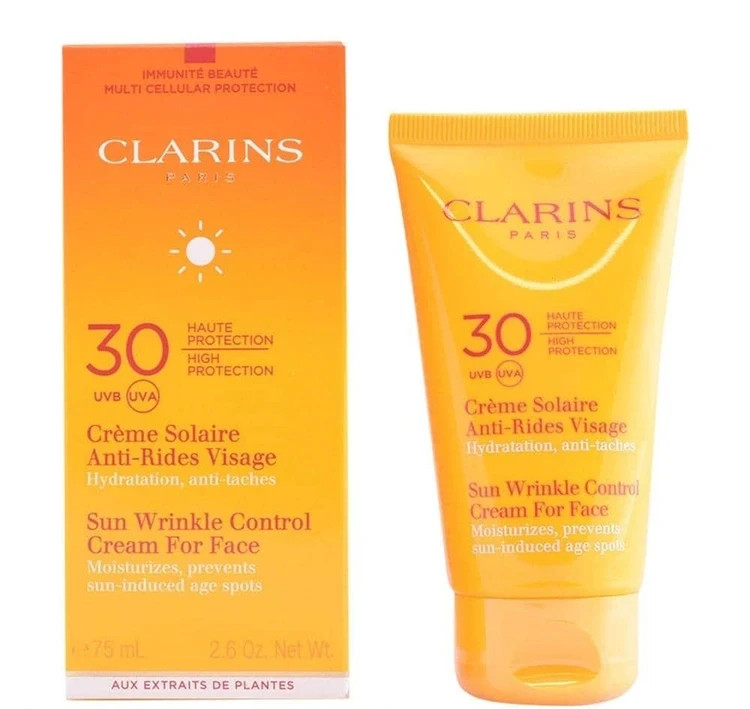 کرم ضد آفتاب SPF30;ککلارنسحجم 75 میل