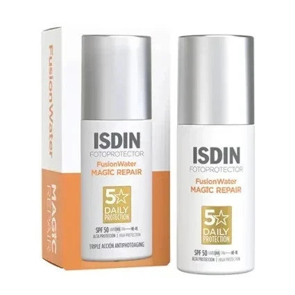ضد آفتاب بی رنگ ترمیم کننده فیوژن واتر مجیک اییزدینن، SPF50 مدل Repair