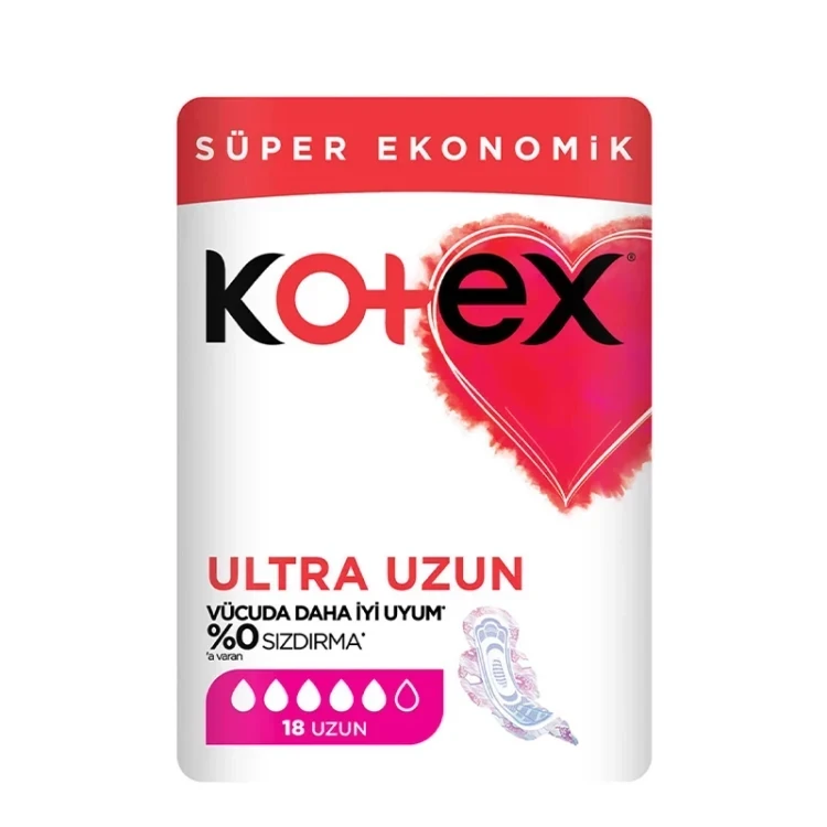 نوار بهداشتی کوتتککس مدل Ultra Uzun بسته 18 عددی