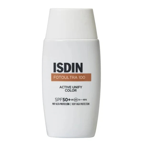 ضدآفتاب اکتیویونیفایایززدیینspf50 رنگی ضدلک حجم 50میل